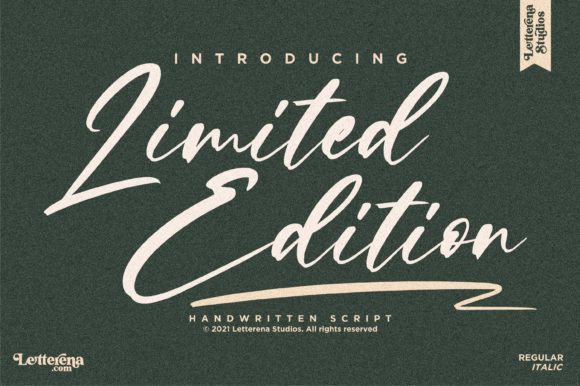 Adding Charm with the Limited Edition Handwritten Font