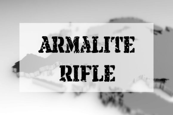 Armalite Rifle: A Display Font with Old-School Charm