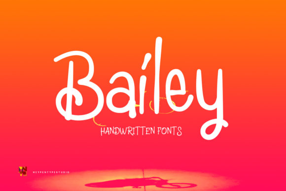 Bailey Typeface: A Friendly Script Font for Web and UI Design