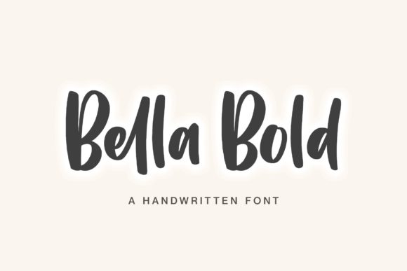 Bella Bold: A Bold Handwritten Font for Business Branding