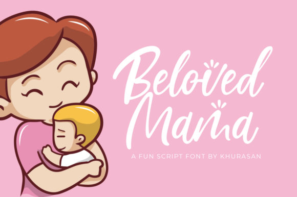Beloved Mama: A Dainty Handwritten Font for Editorial Elegance