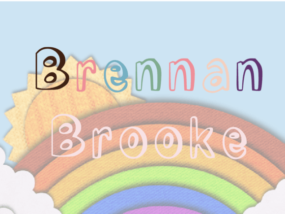 Brennan Brooke Font: A Youthful Display Typeface for Makers