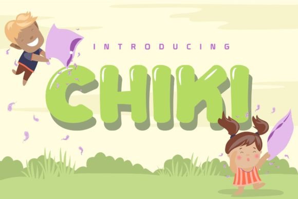 Chiki: A Playful Display Font for Editorial Design