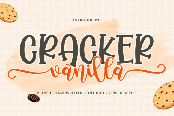 Cracker Vanilla Duo Font for Playful Brand Design