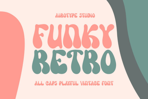 Funky Retro Font: A Bold Vintage Display Typeface for Editorial Projects