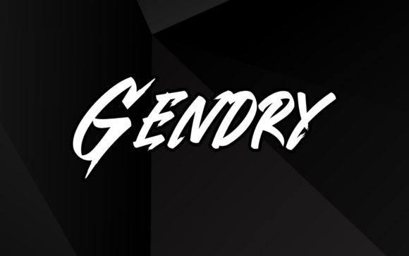 Gendry: A Brushed Display Font for Editorial Design