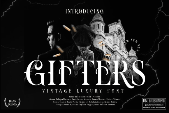 Gifters Blackletter Font for Bold Web Design Projects