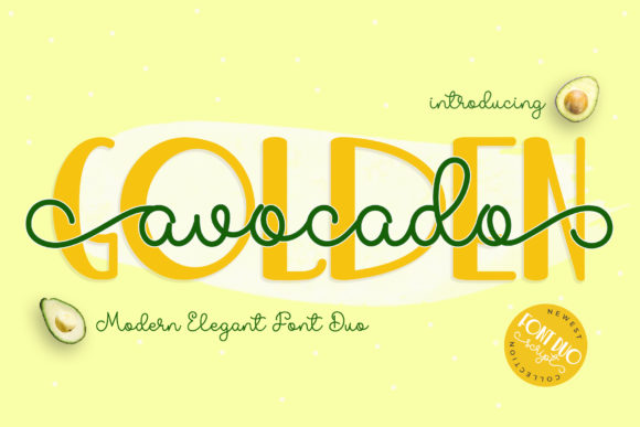 Golden Avocado Duo Font for Building a Recognizable Brand