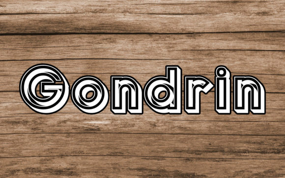 Gondrin: A Futuristic Display Font for Digital Branding