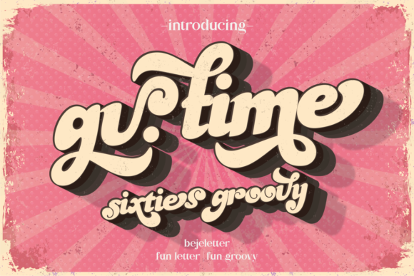 Gv. Time: A Bold Vintage Handwritten Masterpiece
