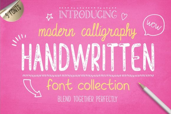 Handwritten Font Collection: A Web Designer’s Honest Test