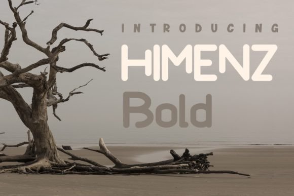 Himenz: A Playful, Rounded Display Font for Designers