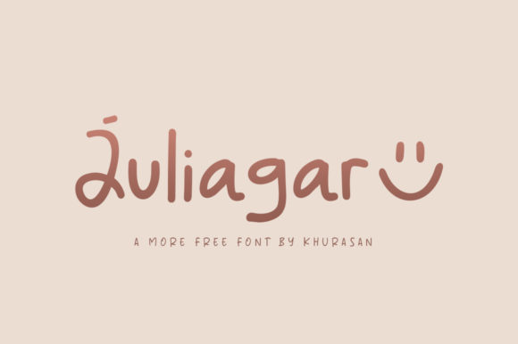 Juliagar: The Friendly Handwritten Font for Crafters & Shops