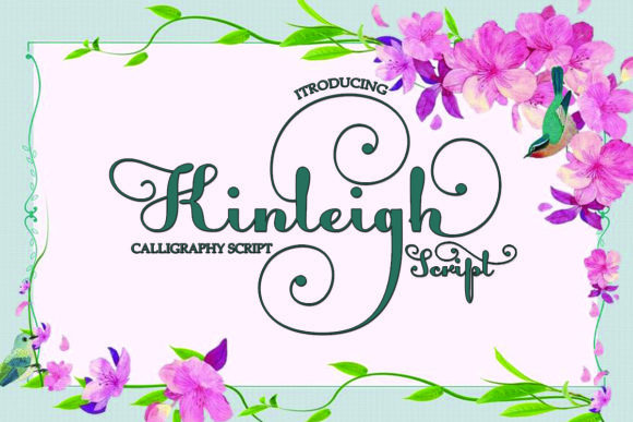 Kinleigh – A Dainty Script Font for Editorial Charm