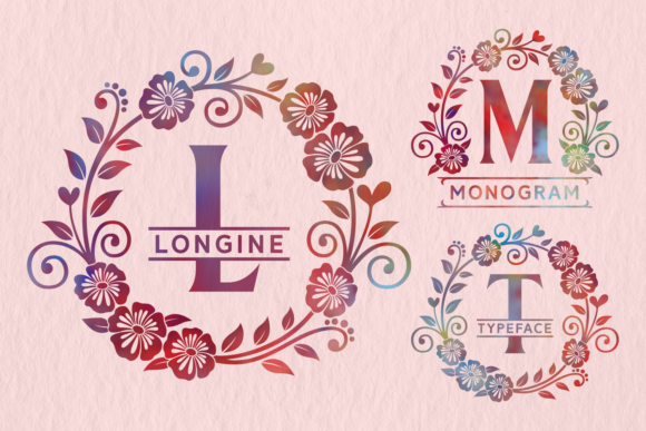 Longine Font: A Frail, Smooth Decorative Typeface