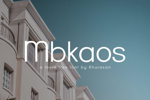 Mbkaos: A Modern Sans Serif Font for Clean Editorial Design