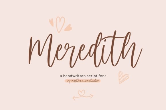 Meredith: A Handwritten Script for Natural, Beautiful Branding