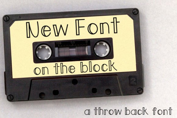 New Font on the Block: A Playful Handwritten Display Font