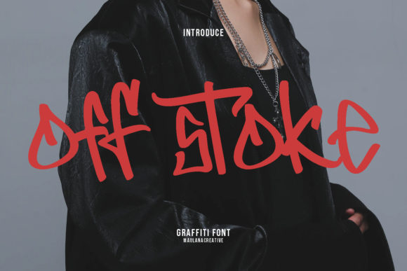 Off Stoke Font: A Whimsical Graffiti Display Typeface for Makers