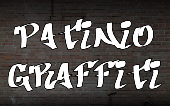 Patinio Graffiti: A Futuristic Street Art Font for Bold Branding