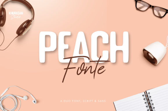 Peach Fonte: A Duo Font for Campaign Visuals