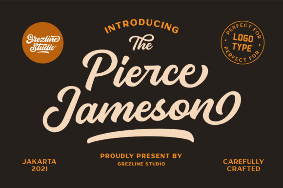 Pierce Jameson Duo Font for Vintage-Inspired Business Branding