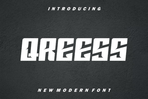 Qreess Font: A Modern Display Typeface for Your Brand