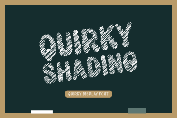 Quirky Shading: The Playful Handwritten Typeface for Digital Campaigns