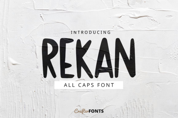 Rekan Display Font: A Modern Typeface for Handmade Products