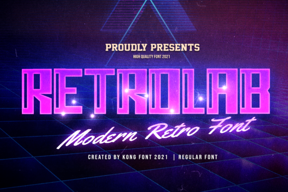 Retro Lab: A Playful Display Font for Editorial Design