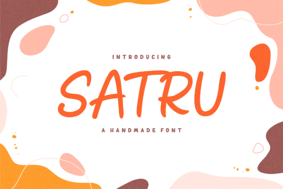 Satru: A Handmade Playful Display Font Worth Your Attention