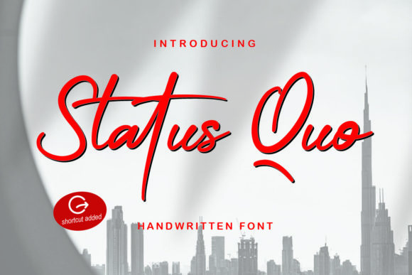 Status Quo Font: A Modern Handwritten Typeface for Branding