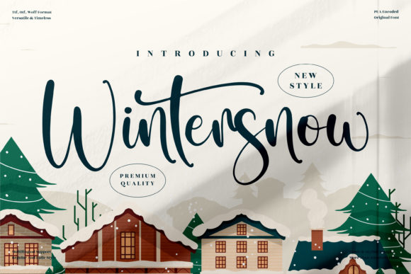 Wintersnow Script Font for Elegant Marketing Campaigns